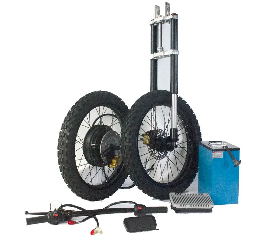 Yeni Elektrikli Dönüşüm Kiti 7 - 12000W Electric Motorcycle Hub Motor incelemesi ve fiyatı